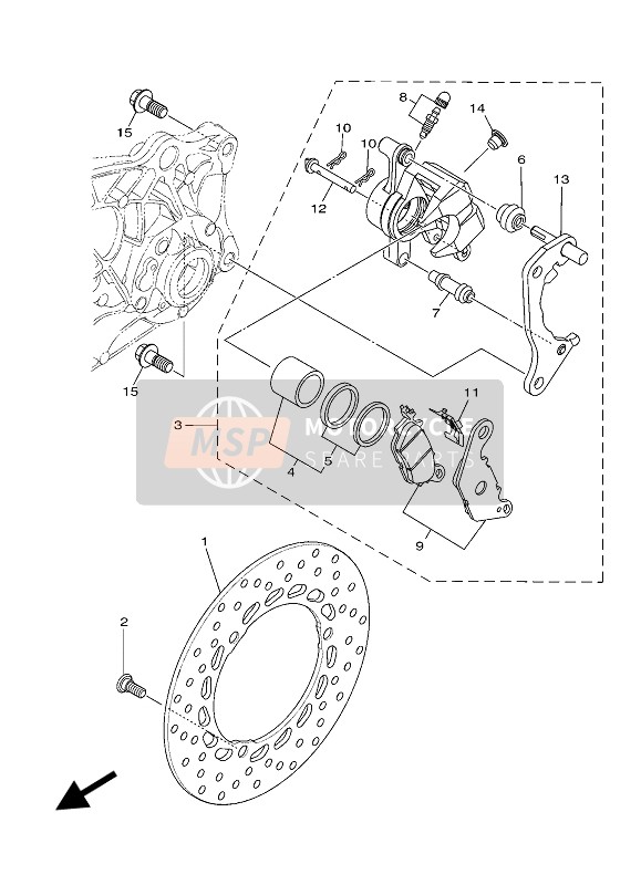 Rear Brake Caliper